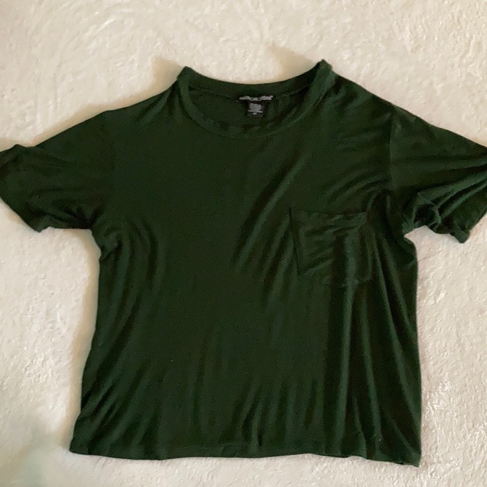 Green soft T shirt
